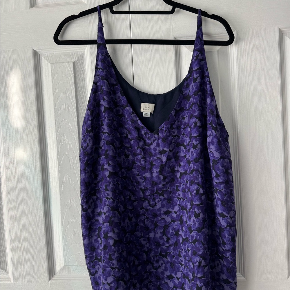 A New Day Purple Sleeveless Camisole Top
